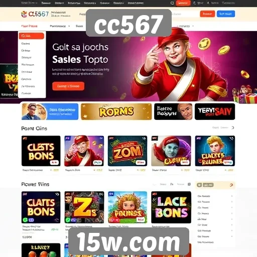 Novo design intuitivo no site de jogos cc567